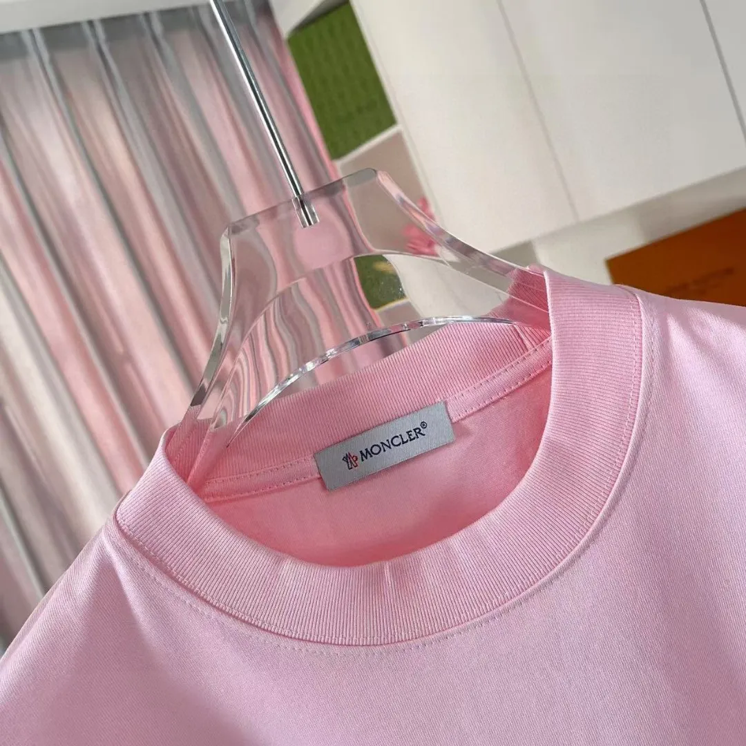Moncle* 2025 New Arrival logo 300 t Same Style Size：S M L XL XXL ：Black White Pink Blue Gray